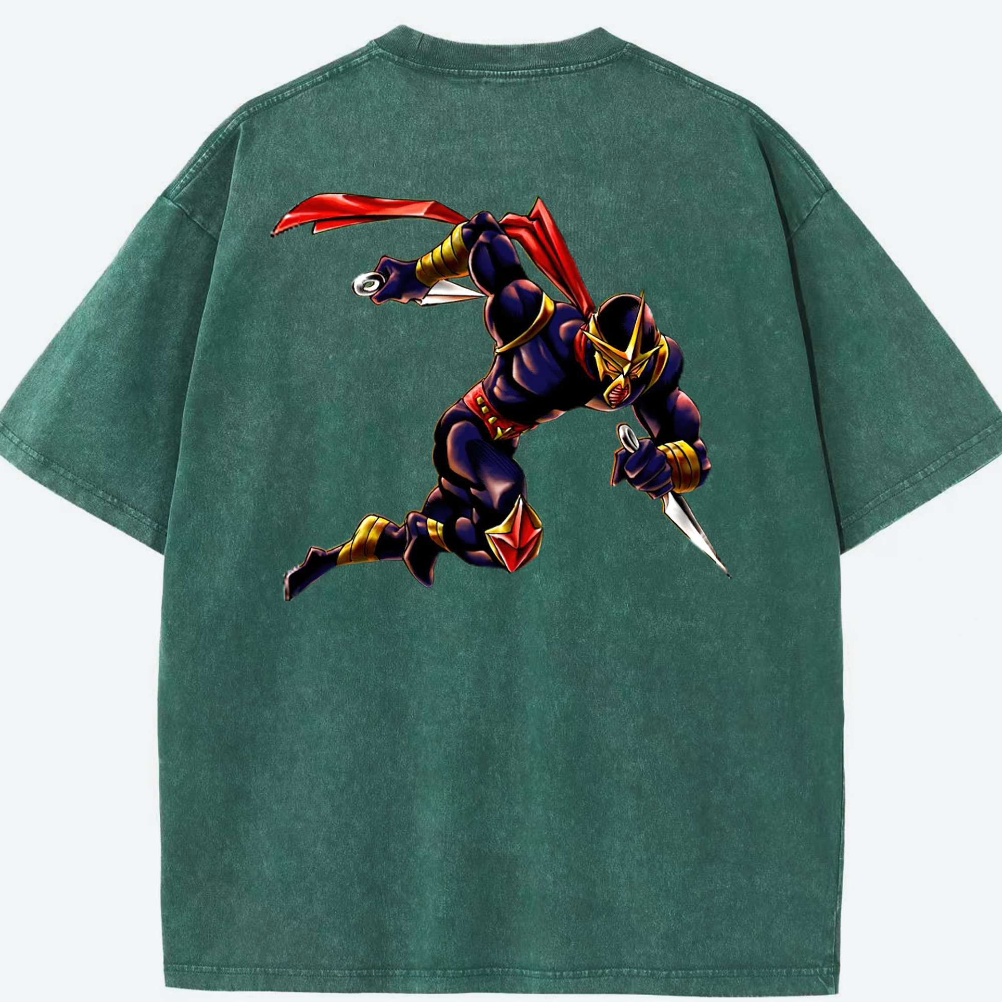 （画像用） 遊☆戯☆王 Yu-Gi-Oh! 綿100% ヴィンテージ風 半袖Tシャツ（背面プリント）